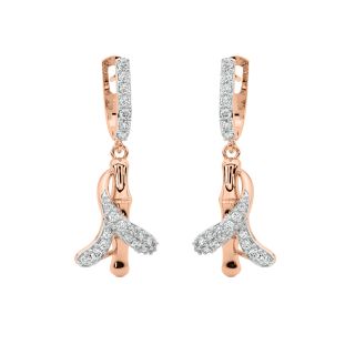 Hanne Round Diamond Earrings